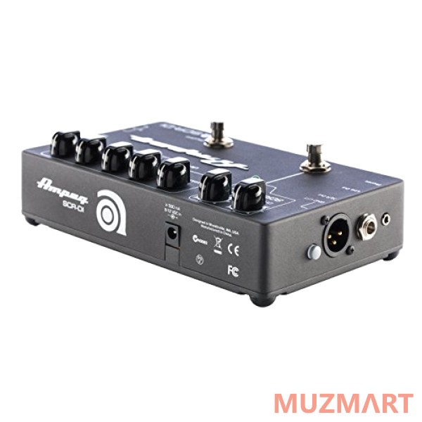 Ampeg SCR-DI BASS DI w/SCRAMBLER OVERDRIVE Напольный басовый предусилитель / директ-бокс