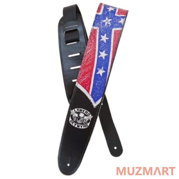 Planet Waves  25LLS01 Кожаный гитарный ремень,  Flag