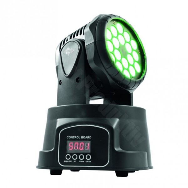 Ross Mobi Led Wash 18x3W Вращающаяся светодиодная голова