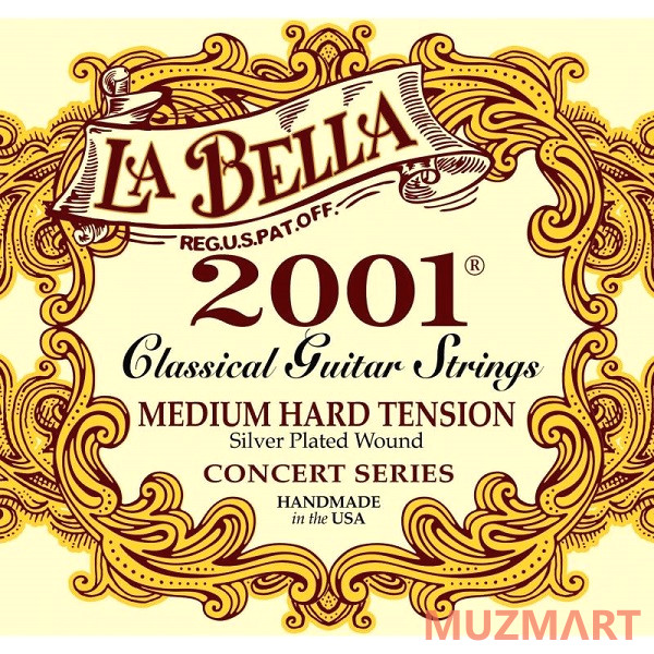 La Bella 2001 Medium Hard Струны для классической гитары