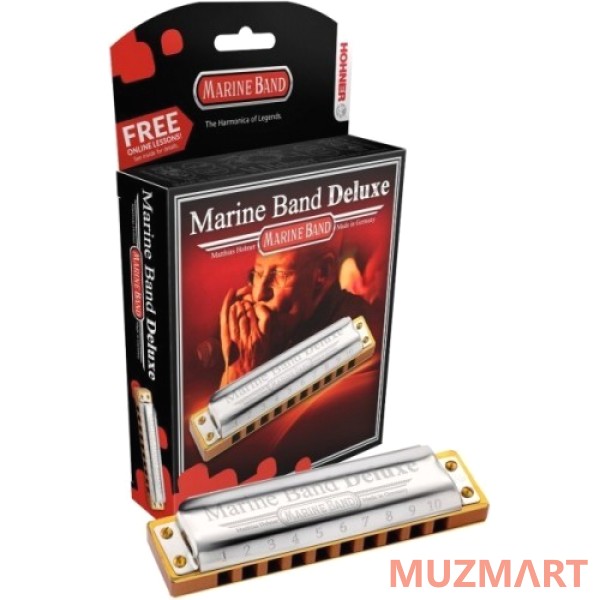 Hohner Marine Band Deluxe 2005/20 Db (M200502X) Диатоническая губная гармоника с уроками