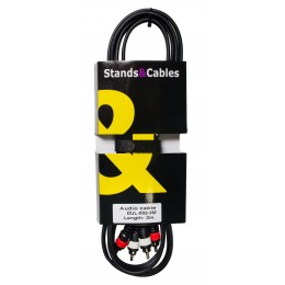 Stands&Cables DUL-002-3 Аудио кабель 2xRCA - 2xRCA, 3м