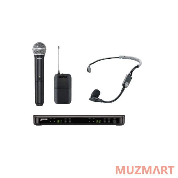 Shure BLX1288E/SM35 M17 Двухканальная вокальная радиосистема
