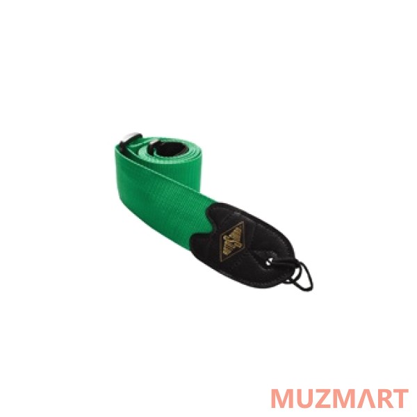 Rotosound STR4 GREEN WEBBING STRAP Ремень для гитары