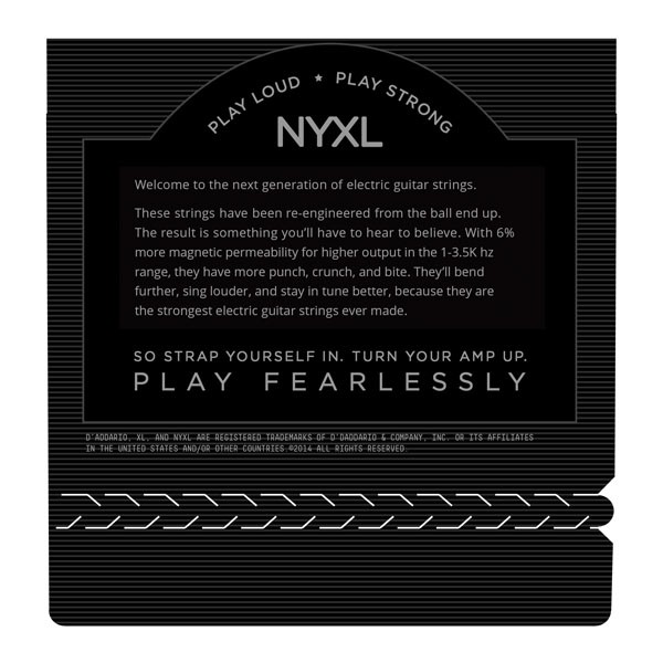 D'Addario NYXL1150BT Струны для электрогитары