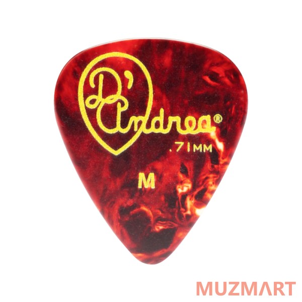 D'Andrea 351-071 GAUGED Медиатор классический 0,71мм