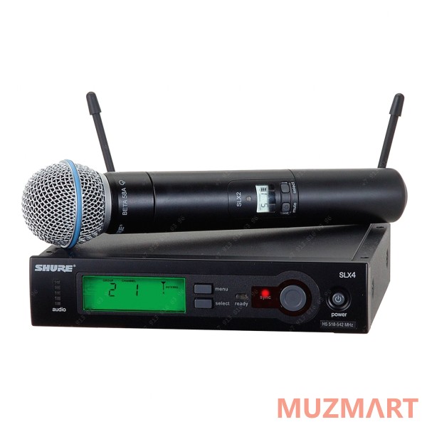 Shure SLX24E/SM58 P4 702 - 726 MHz Профессиональная радиосистема